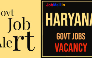 Haryana Govt Jobs Vacancy