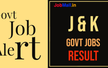 Jammu & Kashmir govt job result
