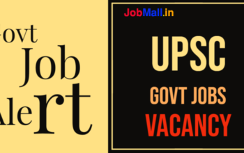 UPSC Govt Jobs Vacancy